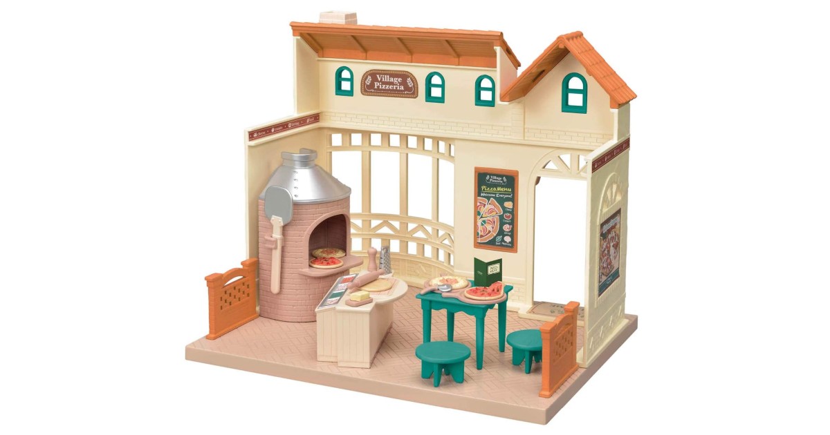 Calico Critters Village Pizzeria Playset ONLY $19.88 (Reg. $40)
