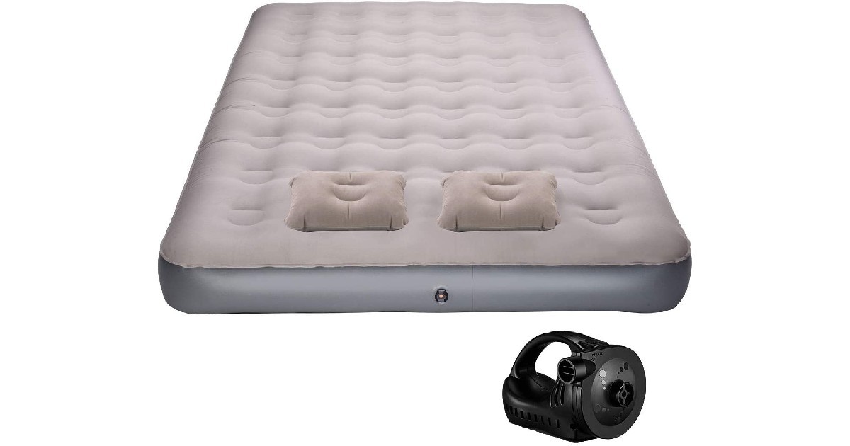 Air Mattress Queen-Size w/ Electric Pump