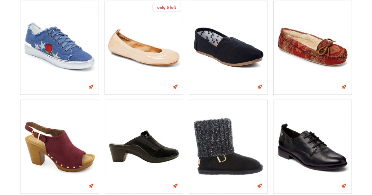 75% Off Women's Shoe Sale: Prices Starting at $6.99