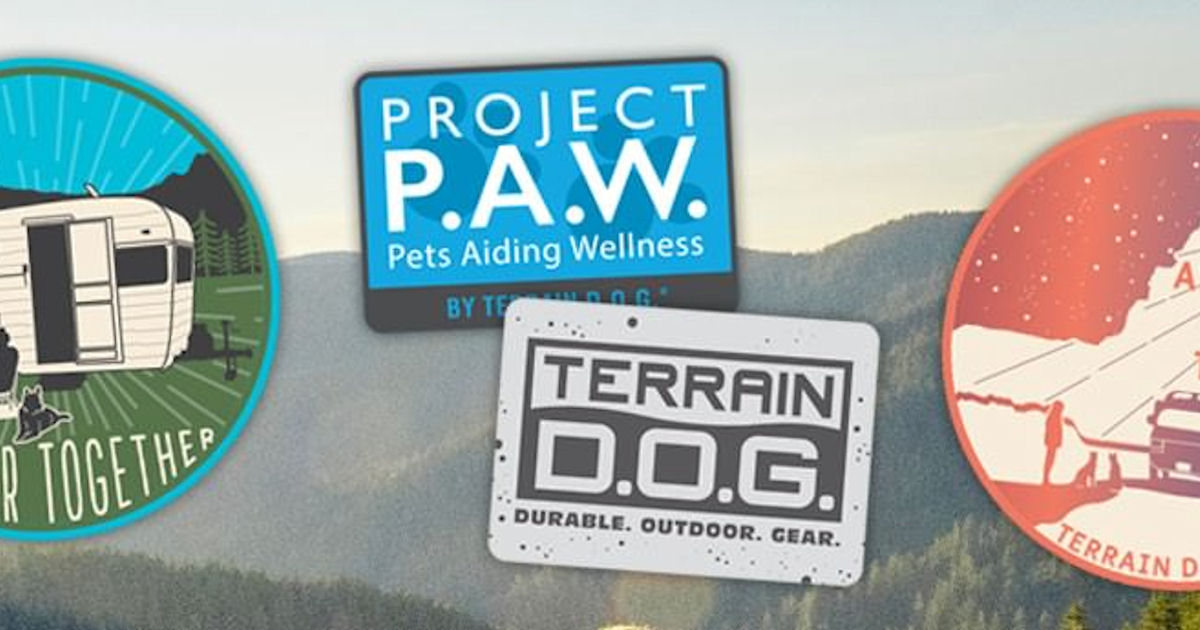 FREE Terrain DOG Stickers