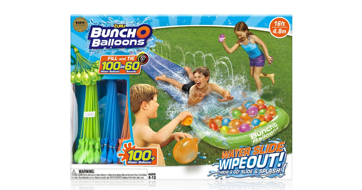 Bunch O Balloons Water Slide Wipeout ONLY $11.10 (Reg. $26)