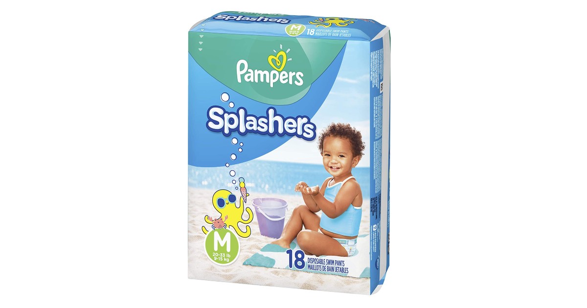 Pampers Splashers Swim Diapers ONLY $5.52 on Amazon