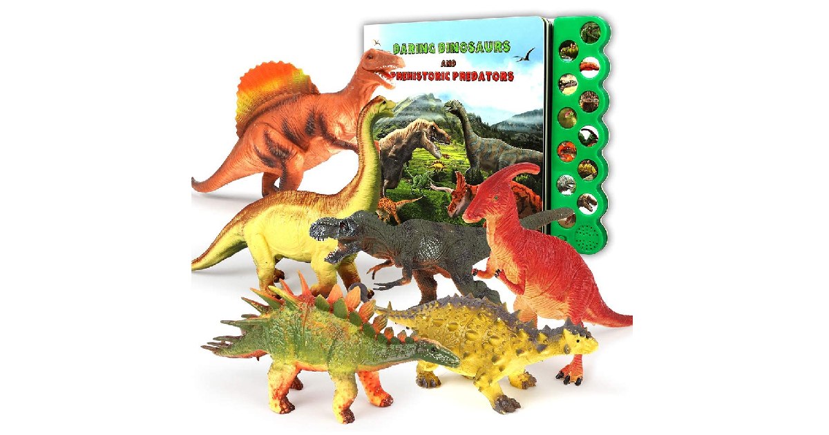 Dinosaur Sound Book and Figures ONLY $21.24 (Reg. $40)