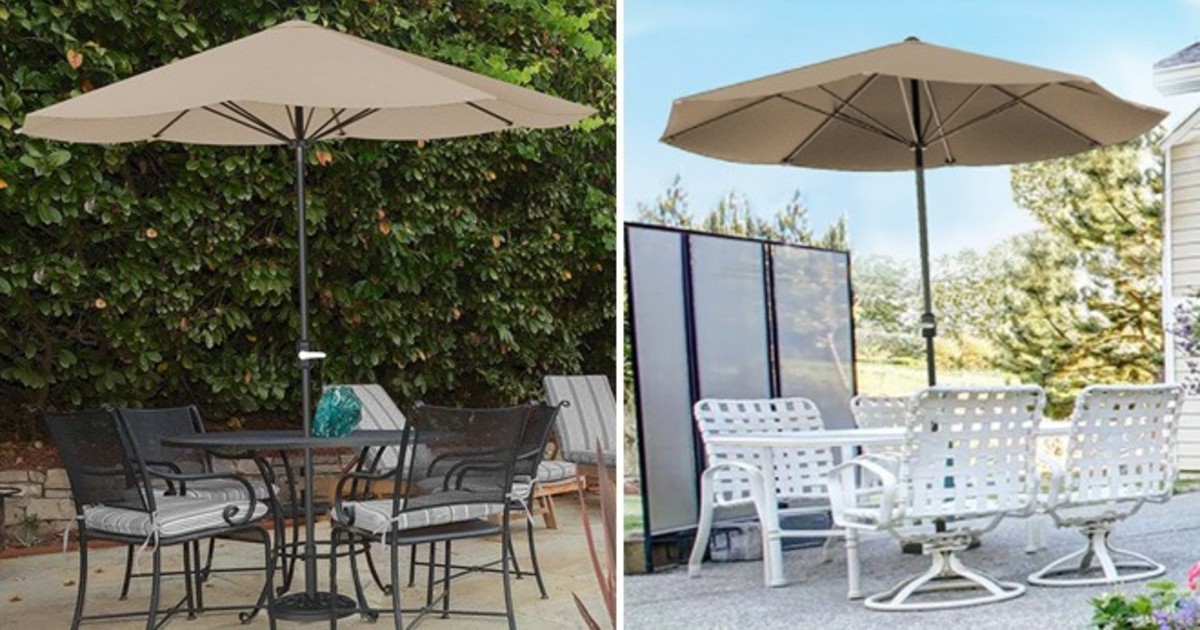 Auto-Crank Aluminium Patio Umbrella