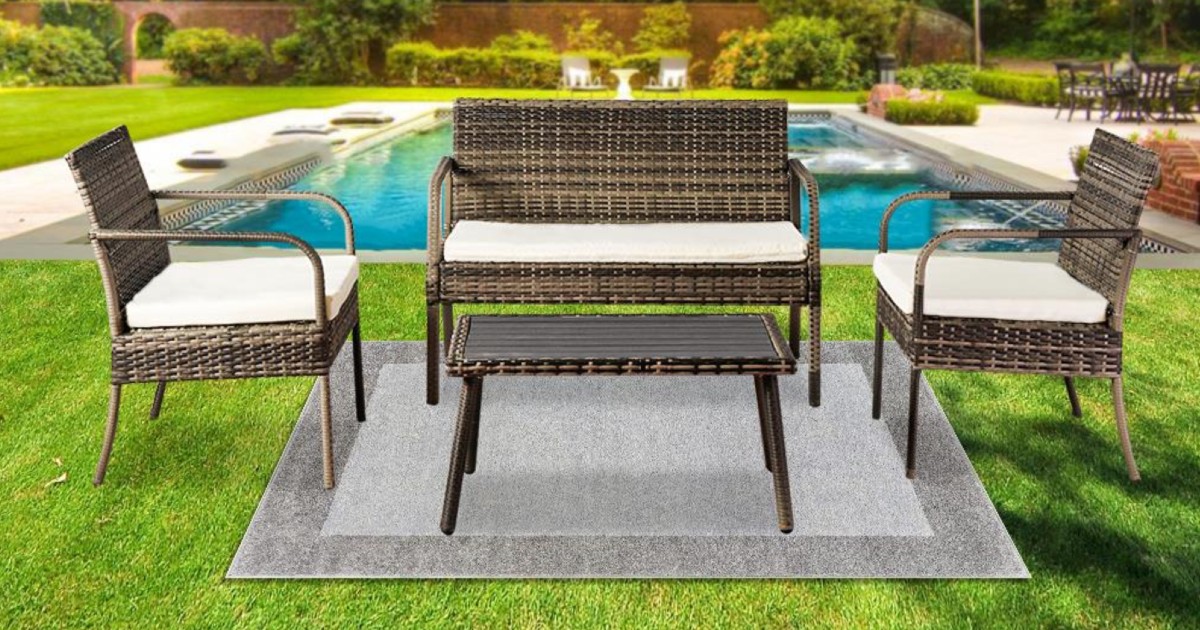 4 Piece Patio Set at Walmart O...