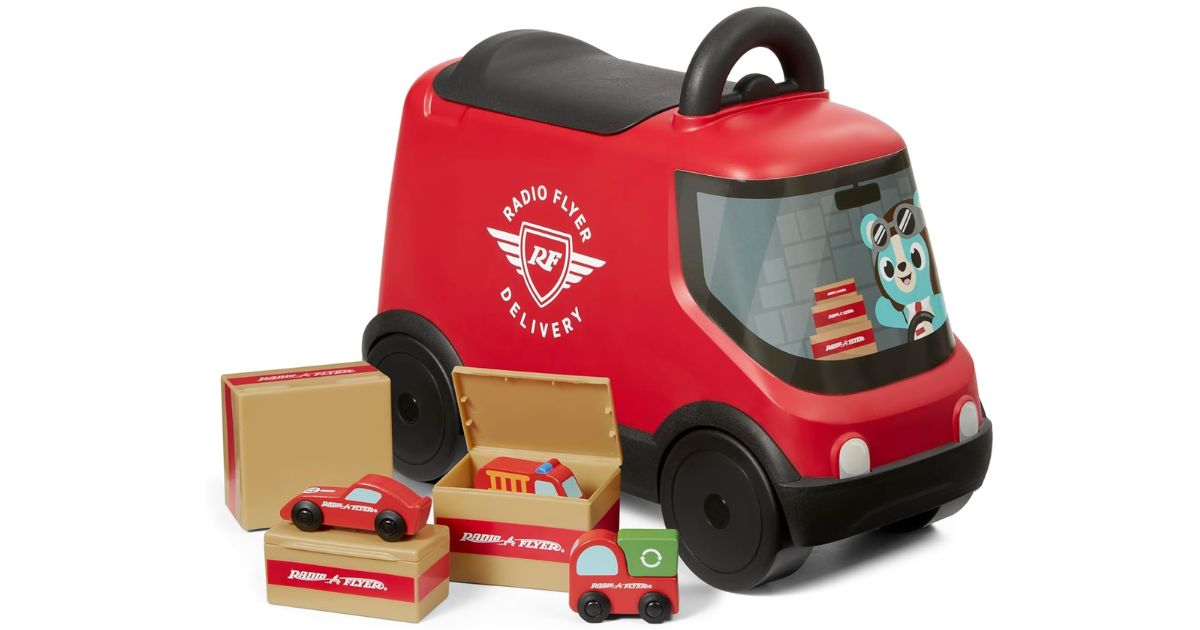 Radio Flyer Delivery Van Ride On Toy