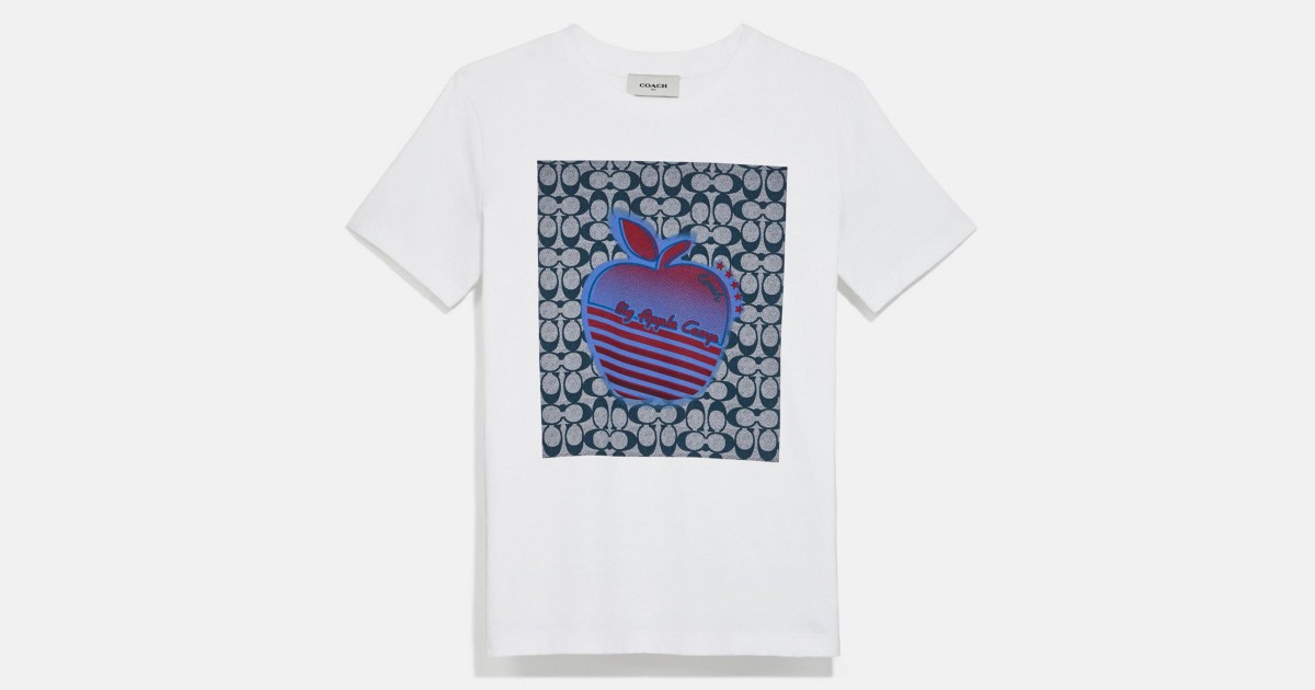 Coach Apple Graphic Camp T-Shirt ONLY $23.75 (Reg. $95)