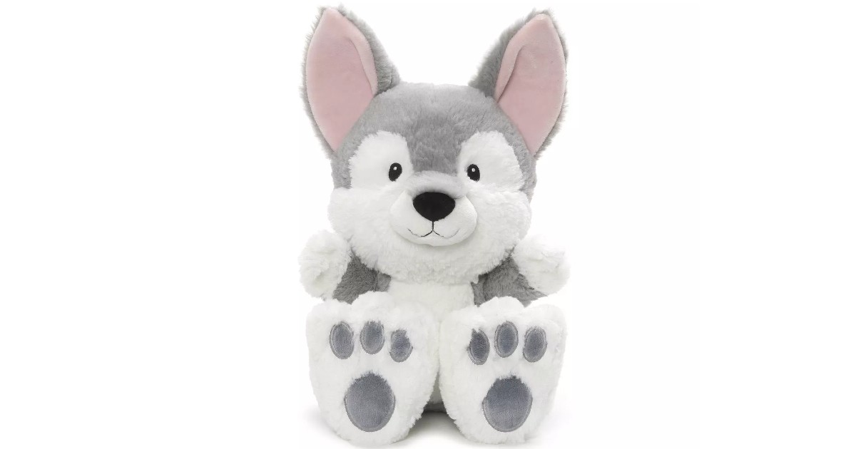 G by GUND Silly Pawz Husky Dog Plush