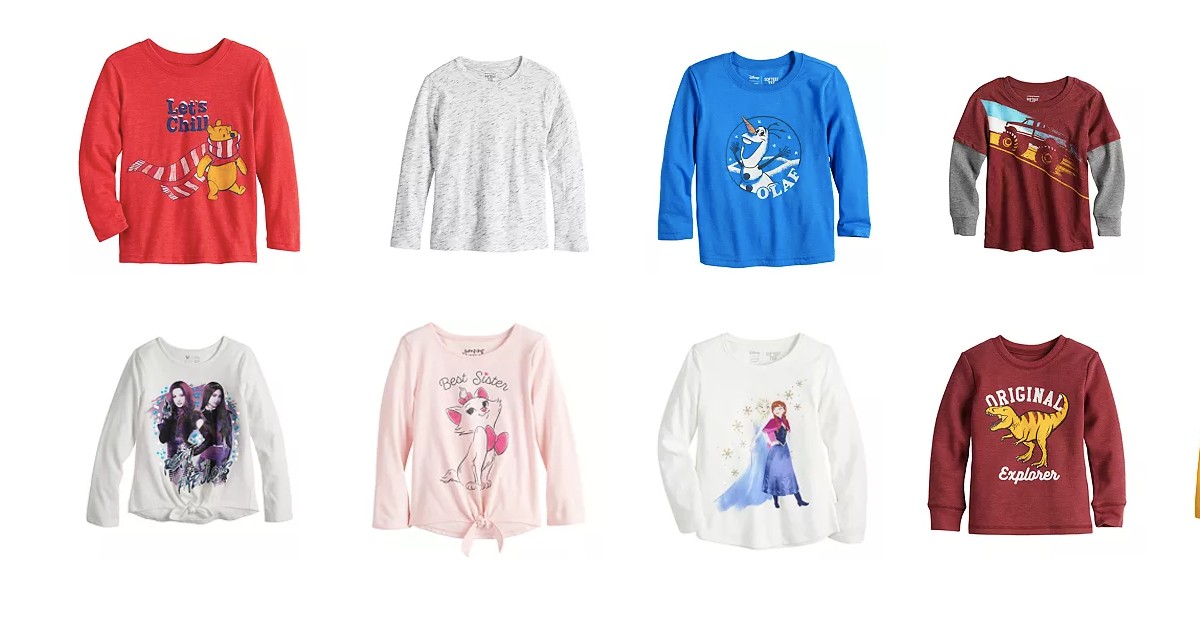Jumping Beans Tees as Low as $1.27 Each at Kohl's