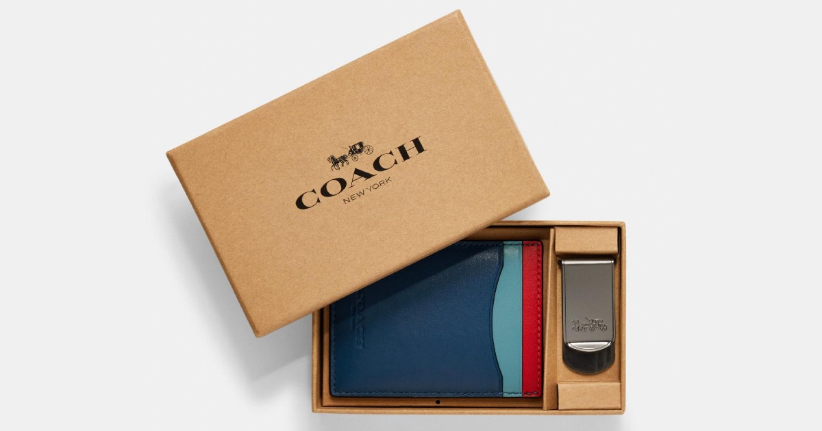 Coach Boxed 3-In-1 Card Case Gift Set ONLY $39.20 (Reg. $98)