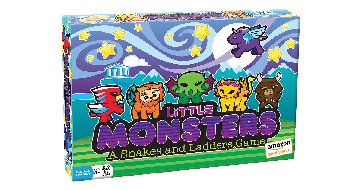 Little Monsters A Snakes and Ladders Game ONLY $3.32