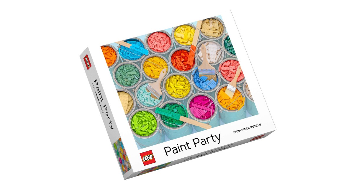 LEGO Paint Party Puzzle Novelty Book $6.52 (Reg. $18)