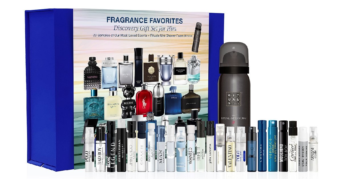 23-Piece Fragrance Favorites for Men ONLY $20.40