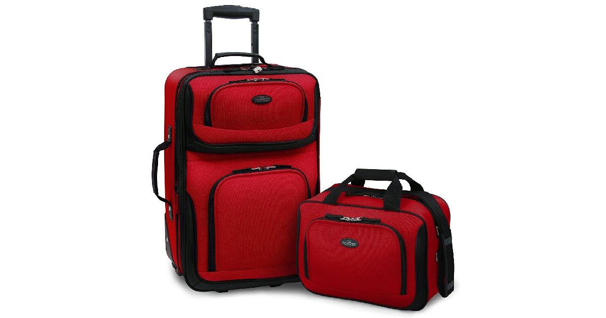 U.S. Traveler Rio Luggage Set ONLY $55.84 + FREE $10 Credit