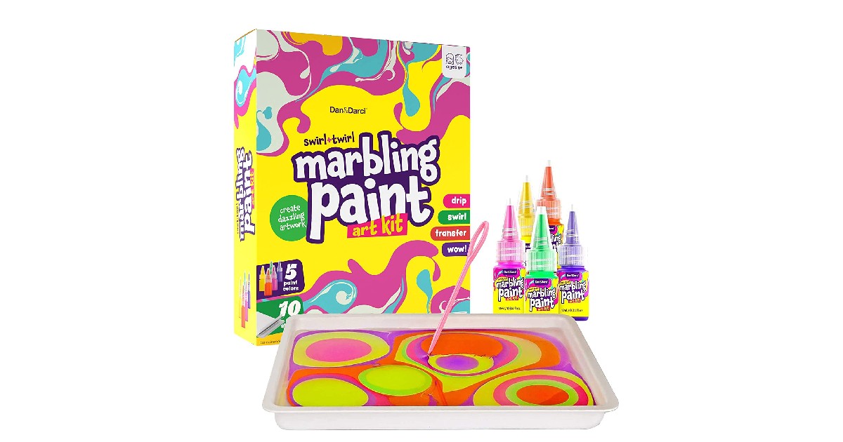 Marbling Paint Art Kit ONLY $14.99 (Reg. $30) + FREE $10 Credit
