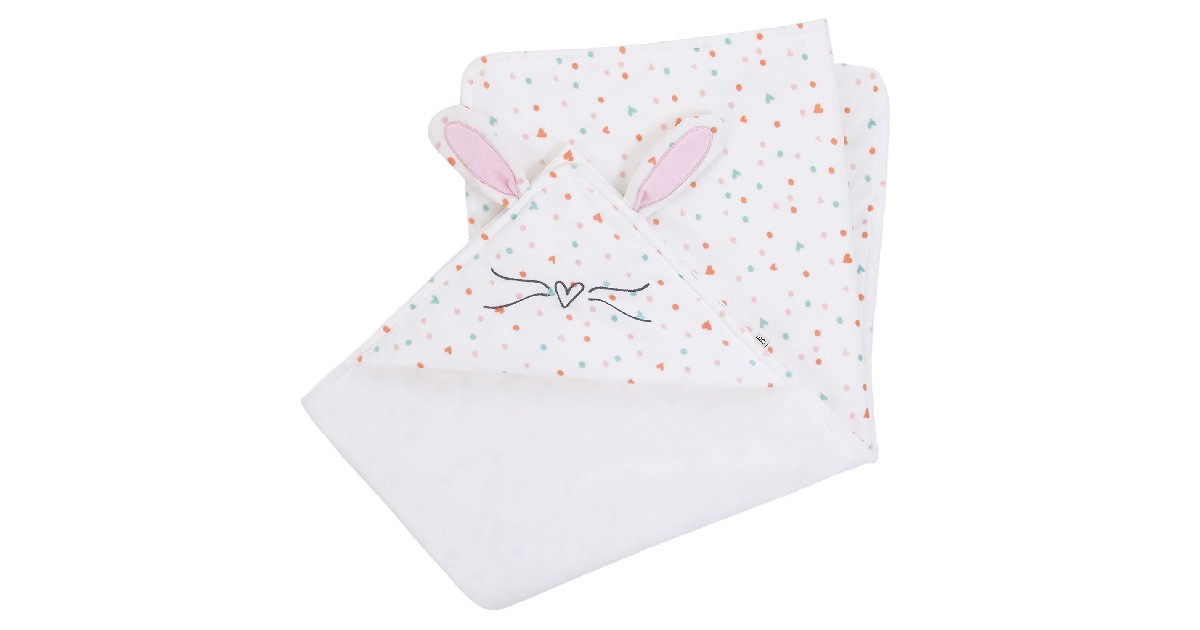 Hooded Bunny Baby Blanket ONLY $5.34 (Reg. $20)
