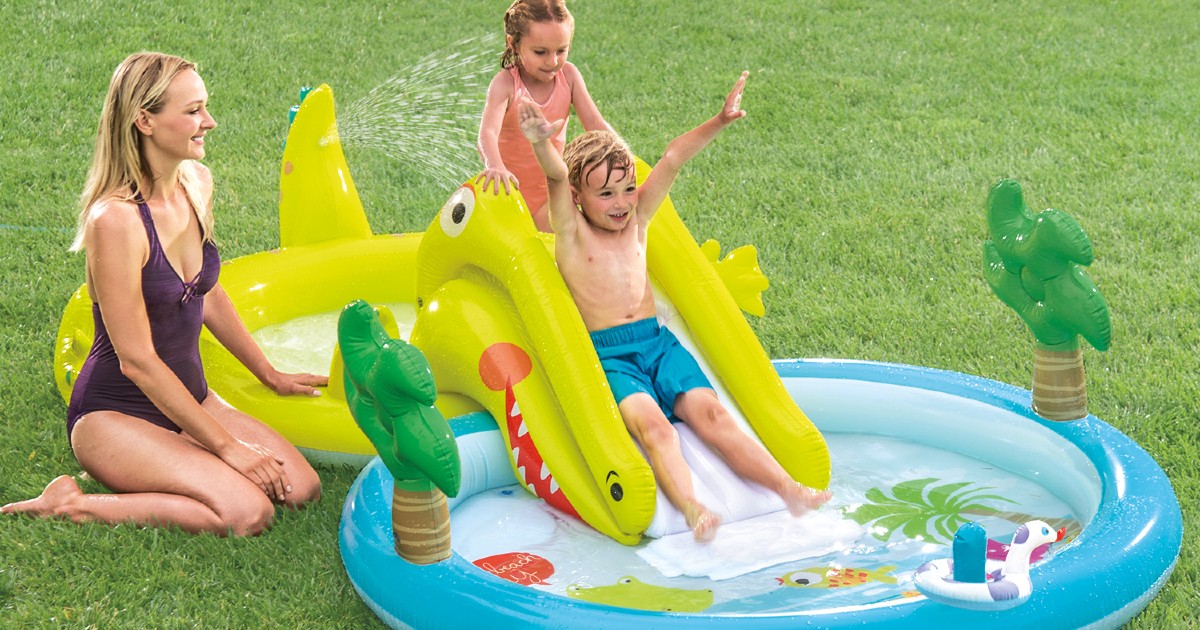 Intex Gator Inflatable Pool w/ Sprayer ONLY 32.88 (Reg 50) Daily