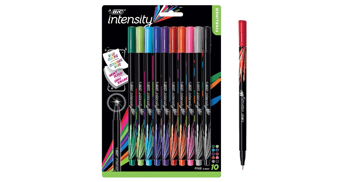 BIC Intensity Fineliner Marker Pens ONLY $5.12 (Reg. $12)