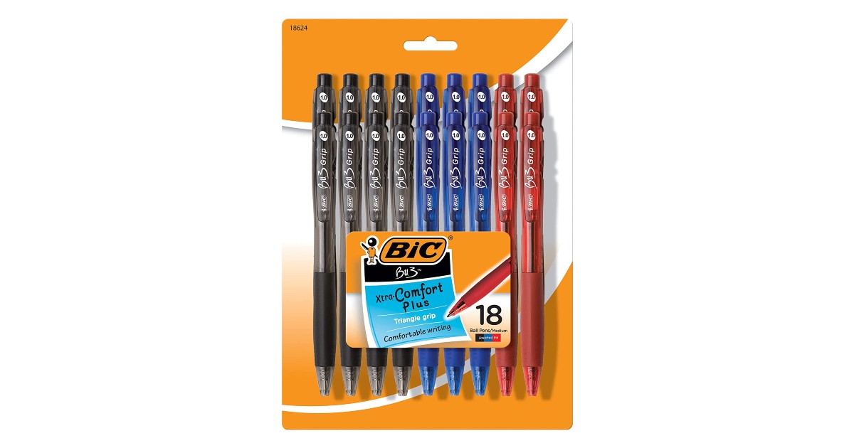 BIC Retractable Ball Pen 18-Pack ONLY $4.54 (Reg. $10)