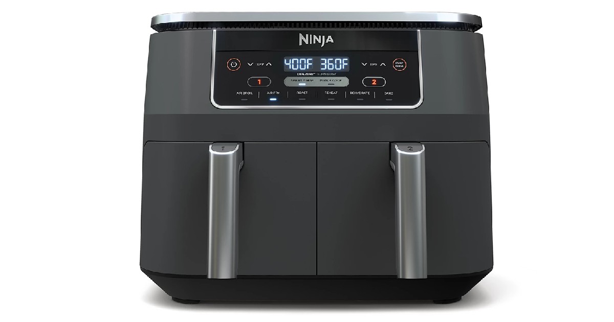 Ninja Foodi 6-in-1 2-Basket Air Fryer ONLY $115.99 (Reg. $220) 