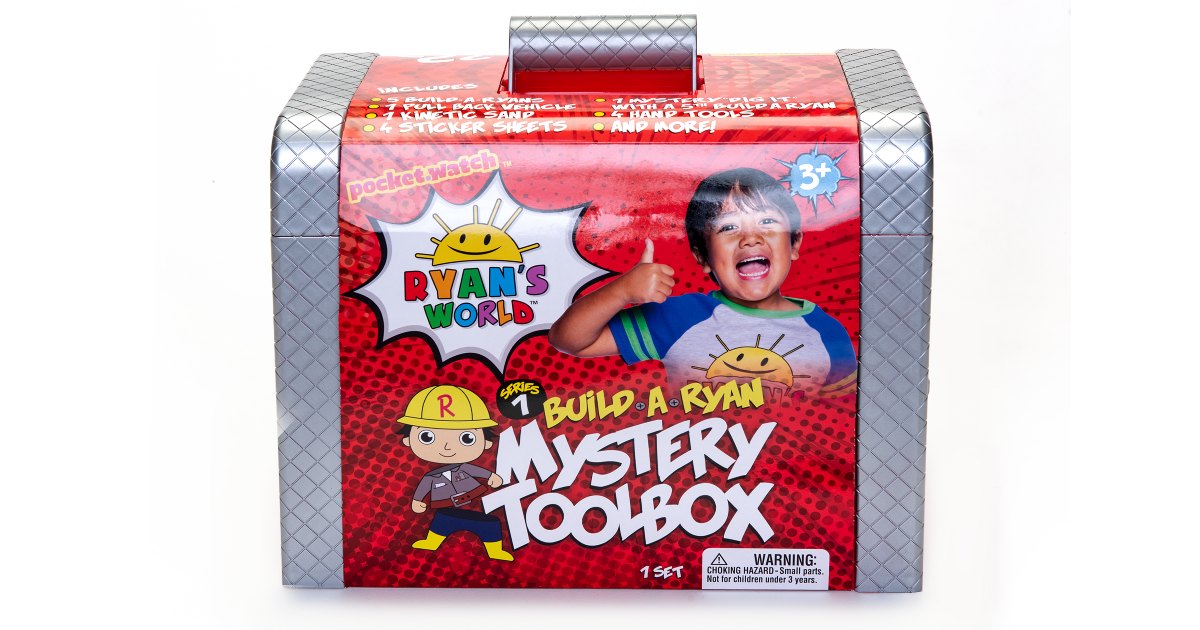 Ryan's World Build-a-Ryan Mystery Toolbox ONLY $16.63 (Reg. $60)