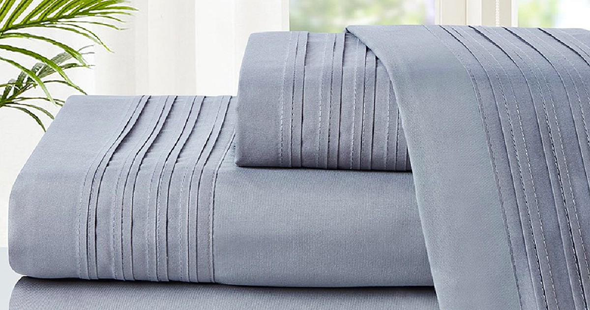 80% Off 4-Piece Sheet Sets ONLY $14.99