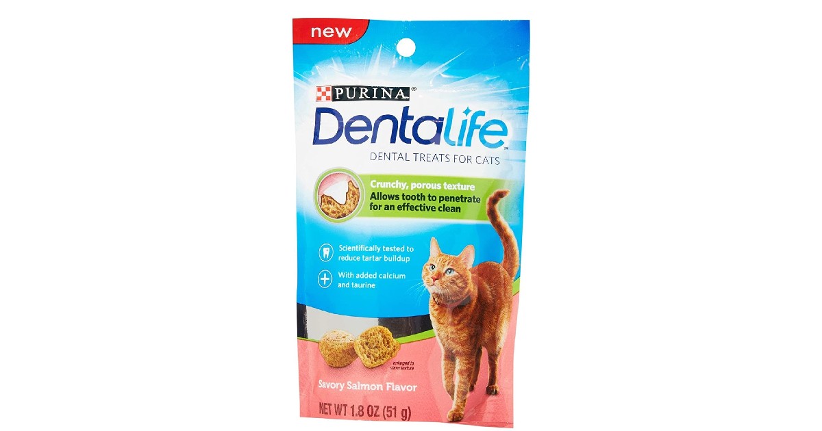 Purina Dentalife Dental Treats For Cats ONLY $2.09 (Reg. $5)