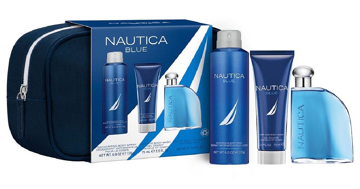 Nautica Blue Men's 4-Piece Gift Set