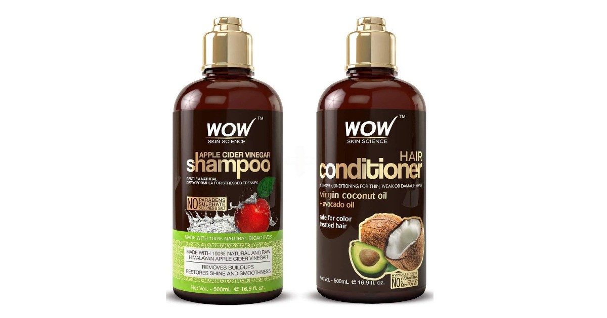 WOW Apple Cider Vinegar Shampoo on Amazon
