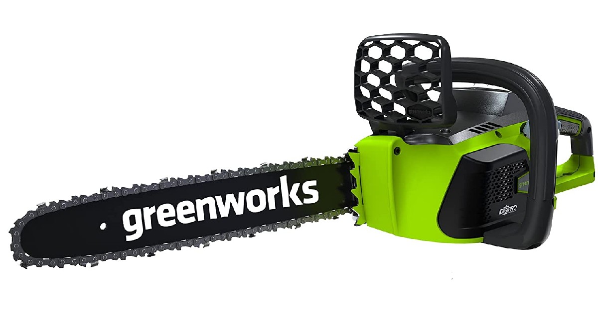 Greenworks 16-Inch Cordless Chainsaw ONLY $87.99 (Reg. $249)