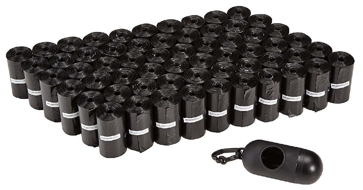 Amazon Basics 900-Count Dog Poop Bags ONLY $12.11 (Reg. $20.35)