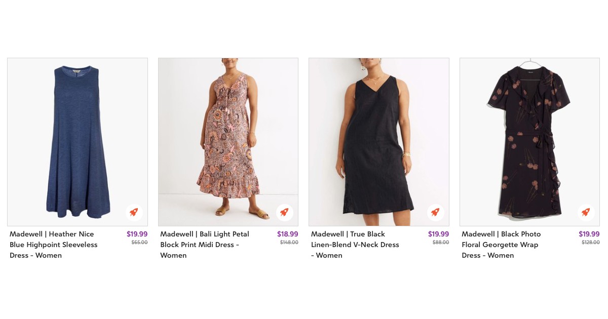 Dresses by Madewell & J.Crew Under $20 + Extra 10% Off