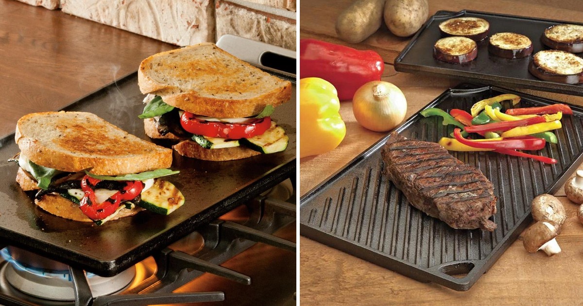 Lodge Cast Iron Reversible Grill & Griddle