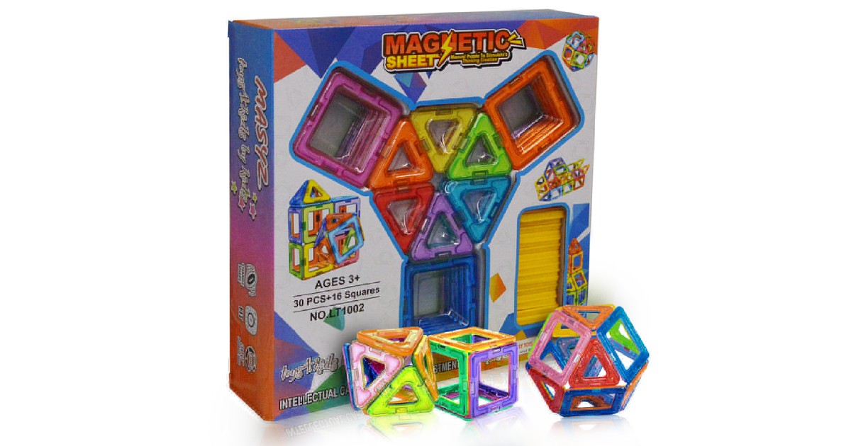 Magnetic Toy Building Puzzle Toy ONLY $17.95 (Reg. $40)