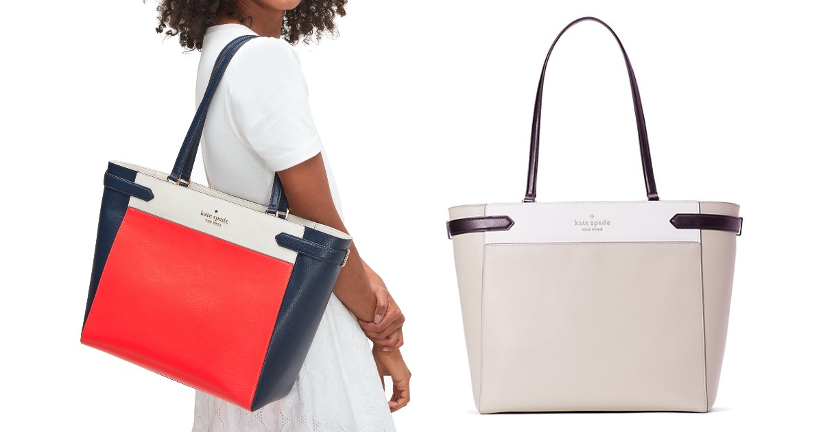 Kate Spade Staci Colorblock Laptop Tote ONLY $149 (Reg $449)