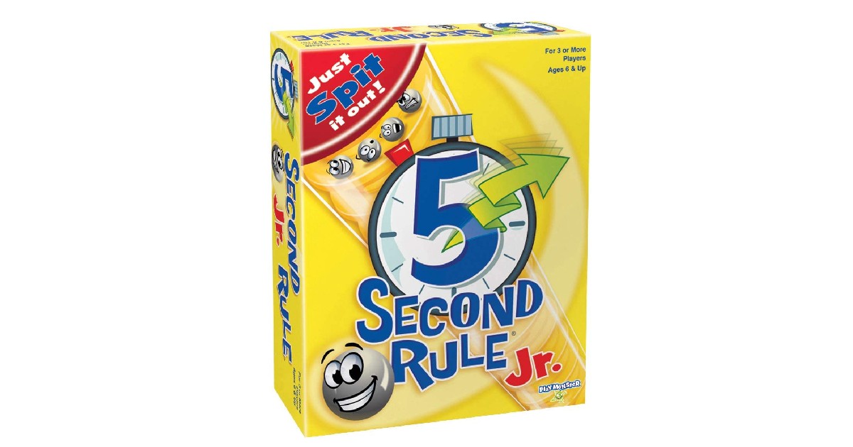 5 Second Rule Junior ONLY $8.99 (Reg. $20)
