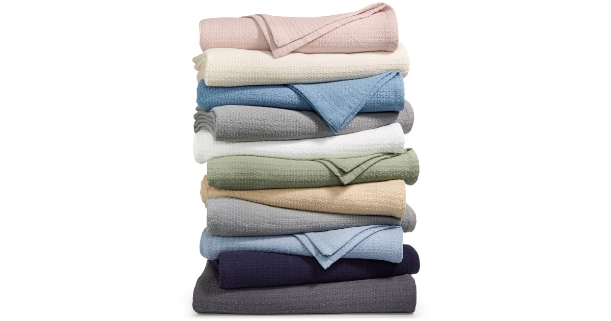 Ralph Lauren Classic Cotton Blanket ONLY 45.89 (Reg 90) Daily Deals