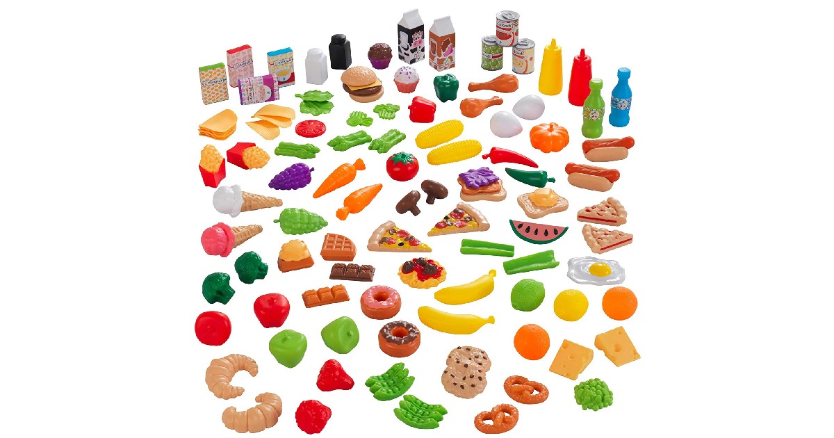 KidKraft 115-Piece Pretend Play Food Set ONLY $15.77 (Reg. $30)