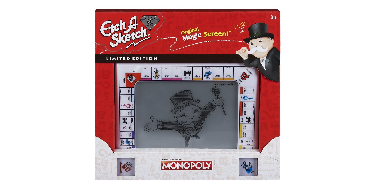 Etch A Sketch Classic Monopoly Edition ONLY $7.99 (Reg. $20)