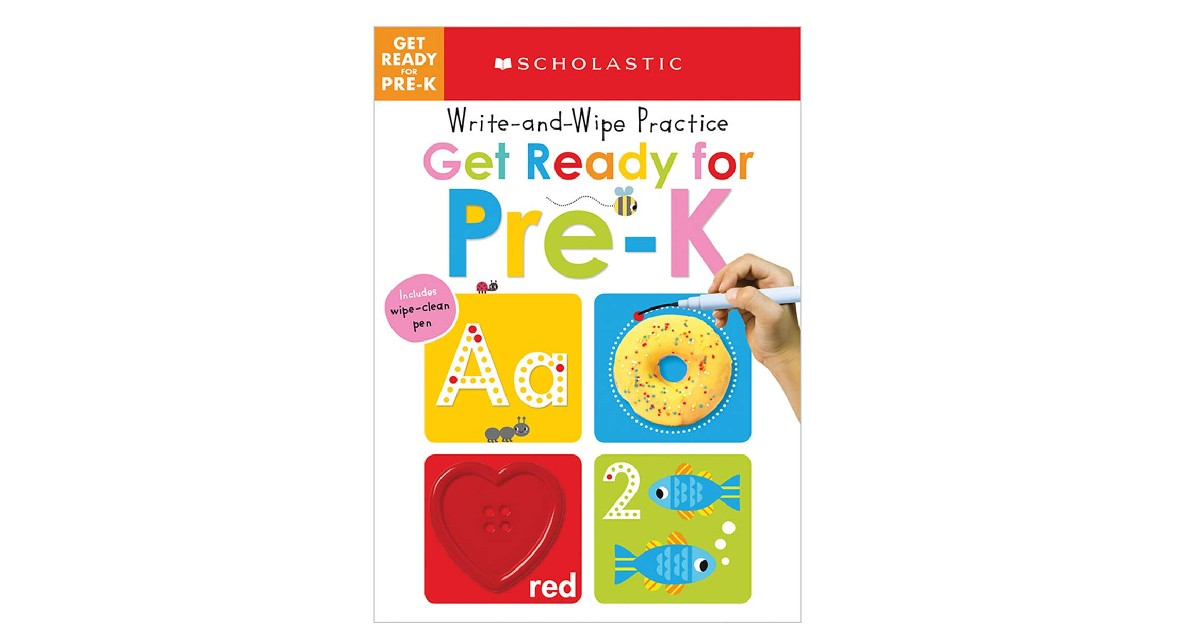 Pre-K Write and Wipe Practice Board Book ONLY $3.78 (Reg. $7)