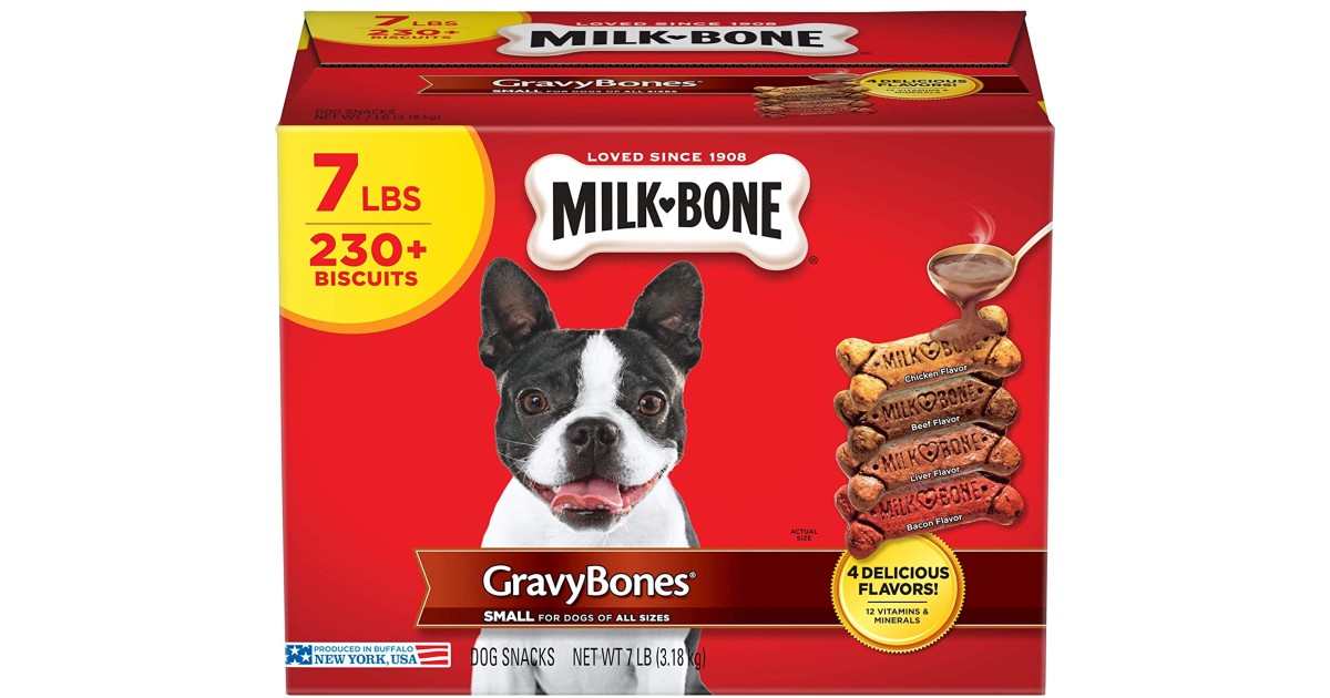 Milk-Bone dog treats box cheap coupon