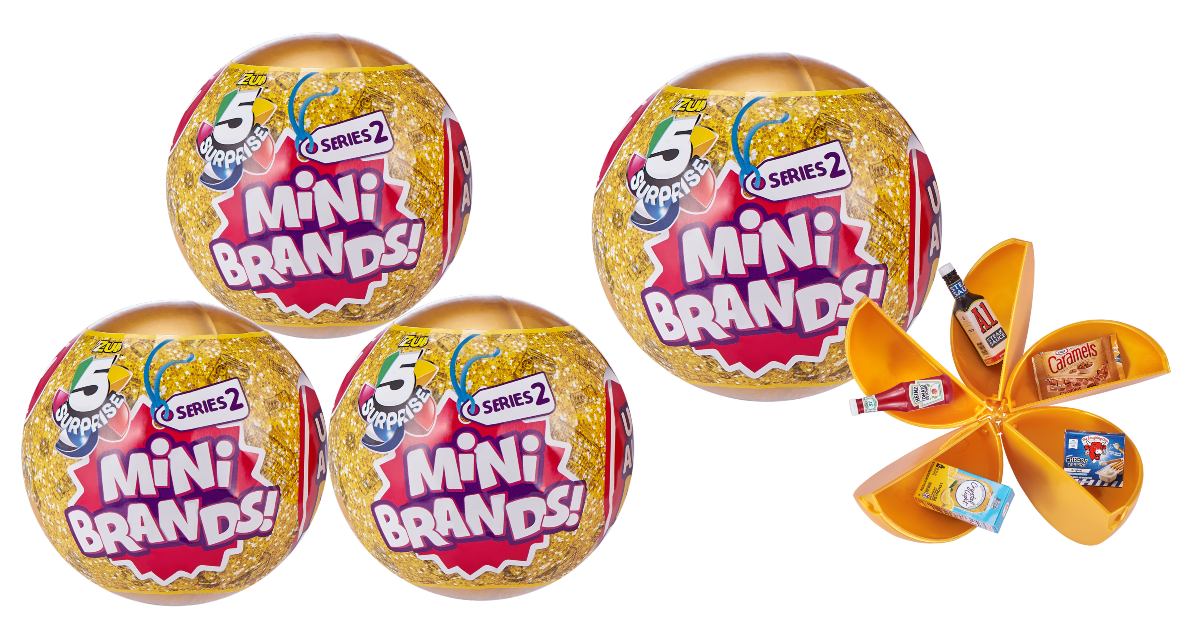 Mini Brands Mystery Capsule 3ct ONLY $9.97 (reg $35)
