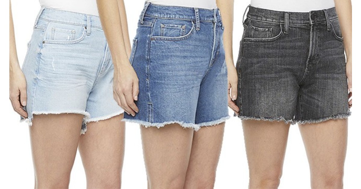Women’s High Rise Denim Shorts