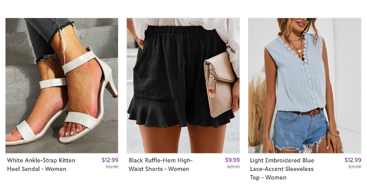 clothing sale zulily