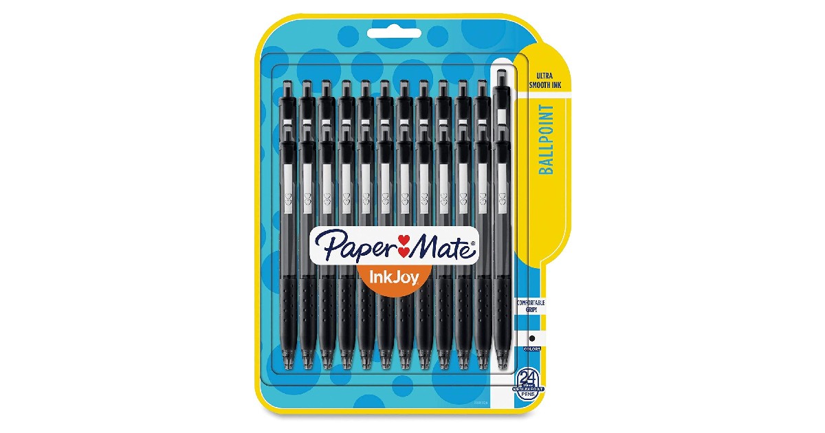 Paper Mate InkJoy Retractable Pens 24-Ct ONLY $5.59 (Reg. $14)
