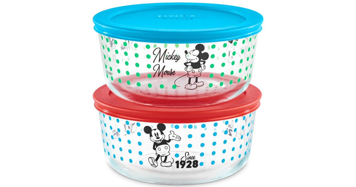 Pyrex Disney Food Storage Container Set 