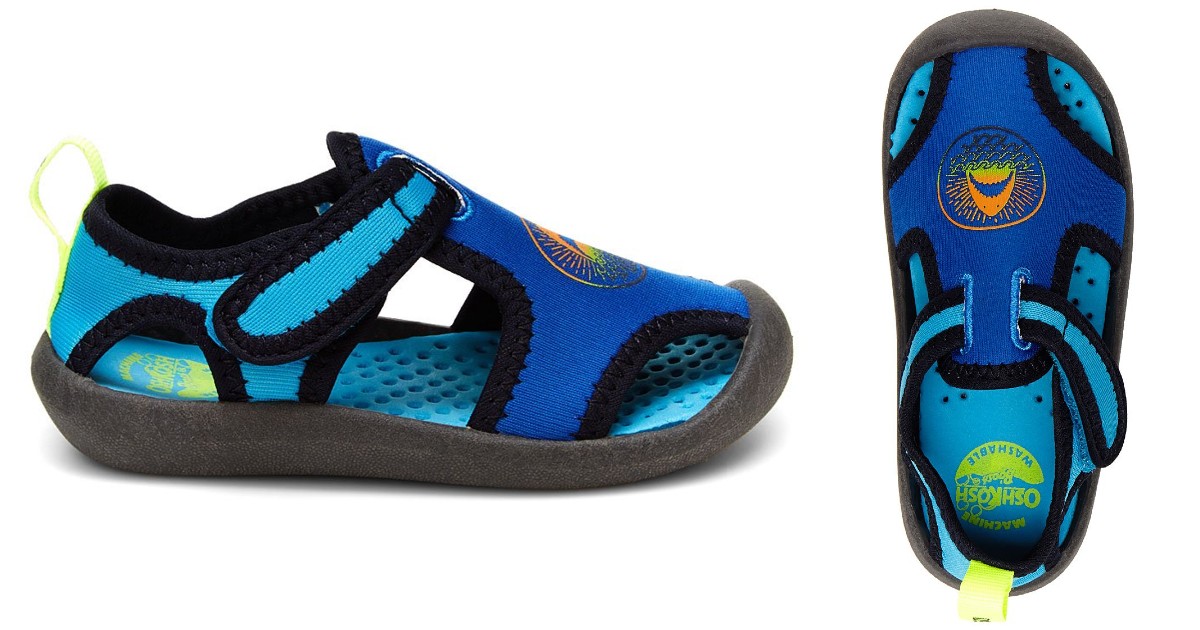 OshKosh B’gosh Teal Shark Aquatic Water Shoes