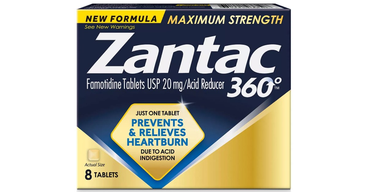 Zantac Digestive Tablets 8-Count