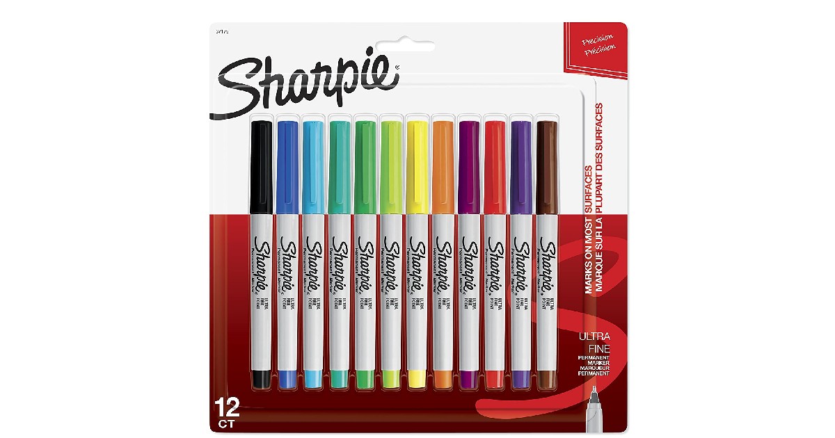 Sharpie Ultra-Fine Markers 12-Pack ONLY $6.97 (Reg. $17)