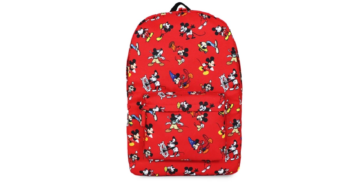 Mickey Mouse Through the Years Backpack ONLY 16 (Reg. 30) Deals
